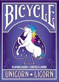 Bicycle Playing Cards Unicorn Violet